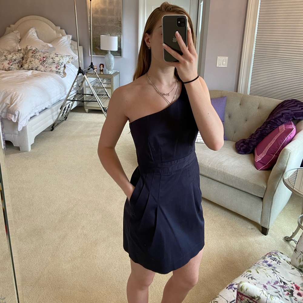 Navy Blue Cocktail Dress